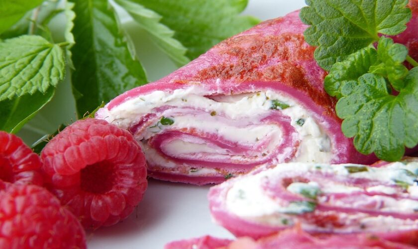 Pink Raspberry Pancakes