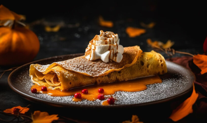 Pumpkin Frappé Pancakes 